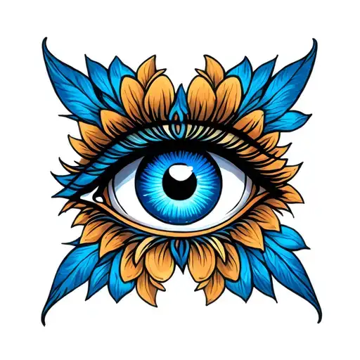 Blue Eye Roman Numberals Ix Ix Mmxx