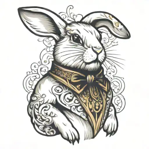 Bunny With Collar