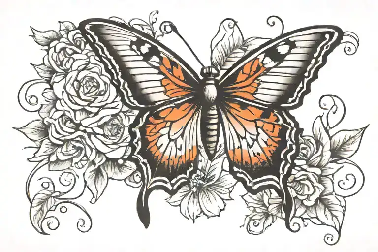 Butterfly Resting