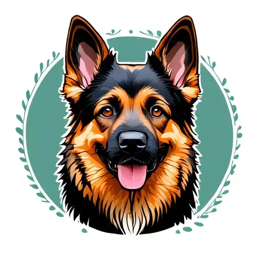 Little German Shepherd Dog Tiger