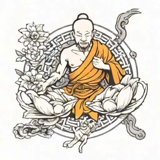Buhdist Monk Korea