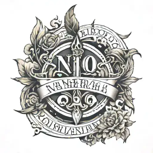 Roman Numberals With Joint Hand Wrighting