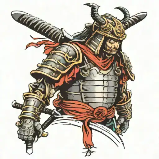 Samurai In Armor