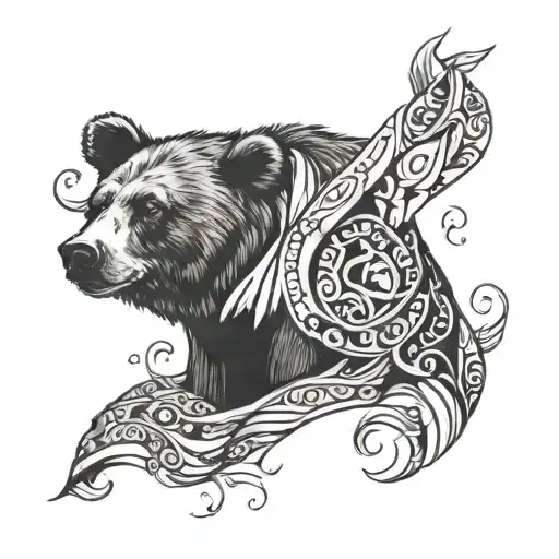 Bear With Scarf Show