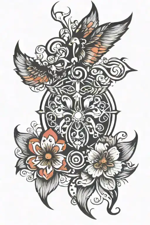 For Top Of My Above The Knee Symmetrical Patterns