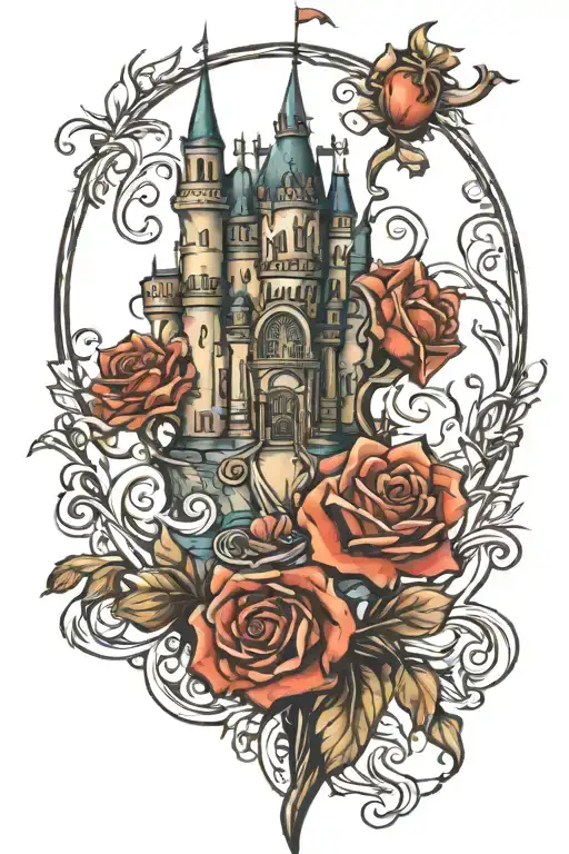 Chip On Beauty And Beast Castle
