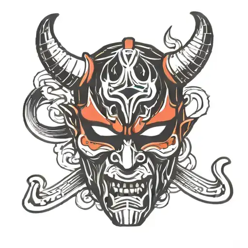 Devil Hockey Mask