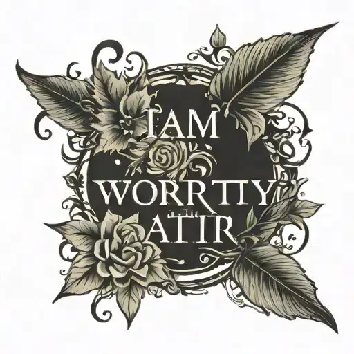 I Am Worthy In Latin Acript