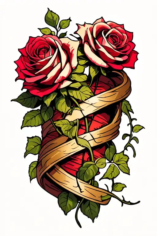 Wrap Around Roses With Vines