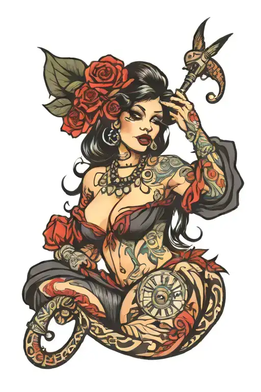 Burlesque Dancer Bump And Grind