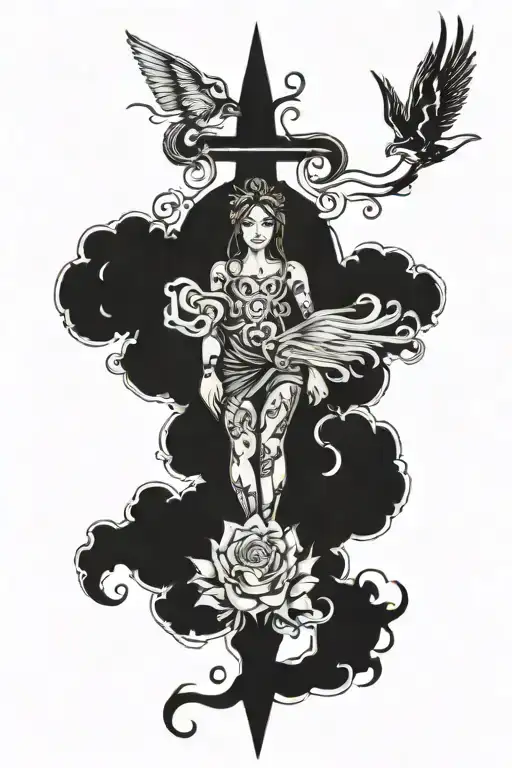 Spiritual Tattoo Design