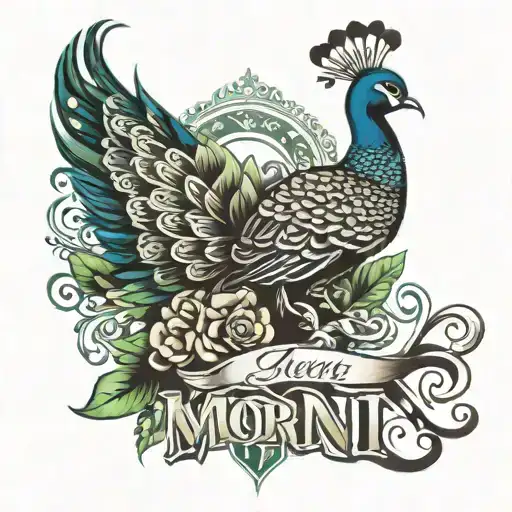 Morni Written In Peacock Style