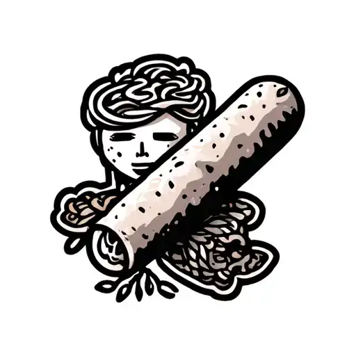 Burrito Stick Figure