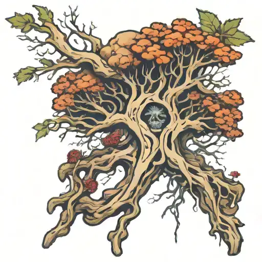 Mycelium Roots Encaging