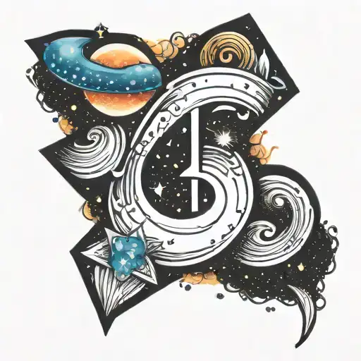 Small Galaxy With Numbers 4411