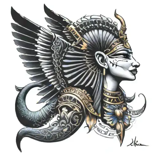 Egyptian Tattoo Design