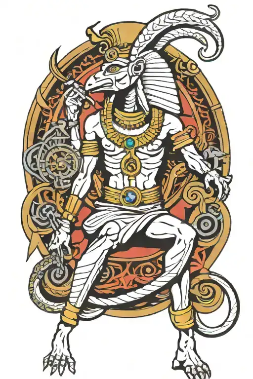 God Ra Sitting