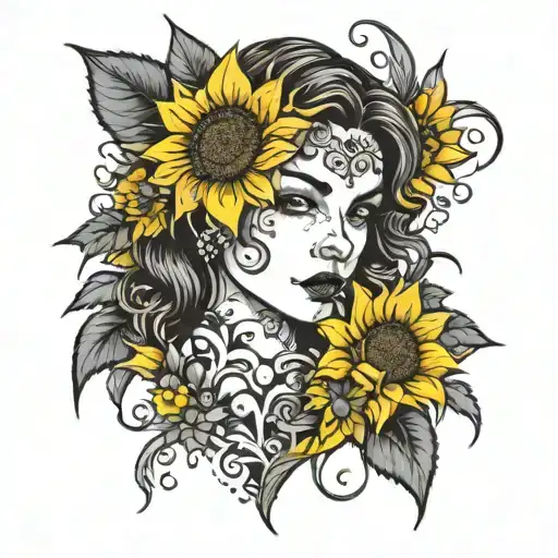 Kelsey In A Sunflower