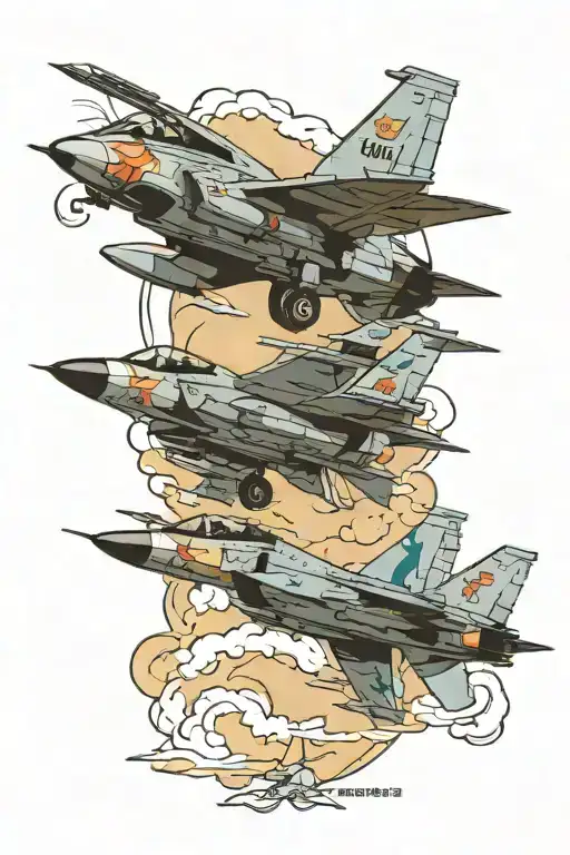 Air Force Jets Flying