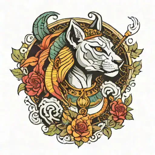 Sekhmet Goddess Smoking Sage