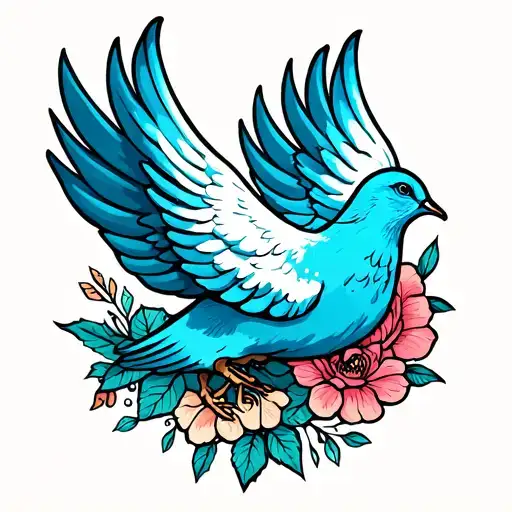 Dove And Alzheimer's Symbol