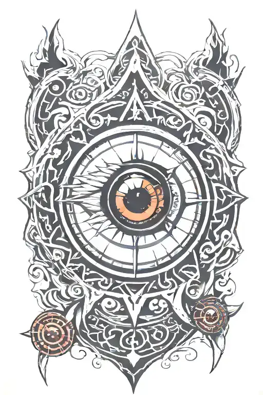 Sharingan Eye In The Blade