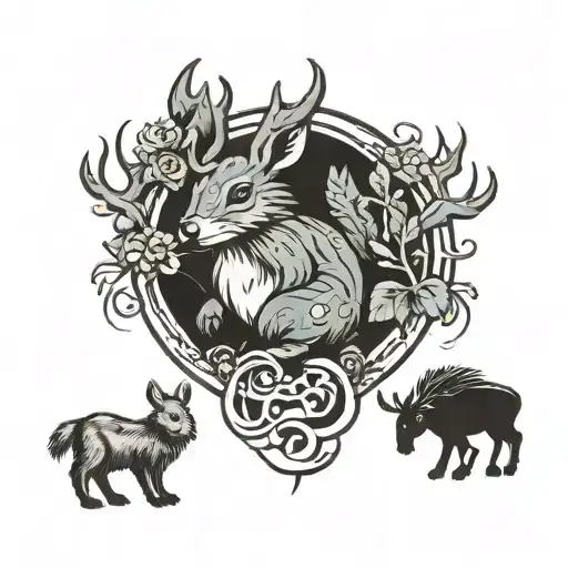 Supernatural Squirrel And Moose