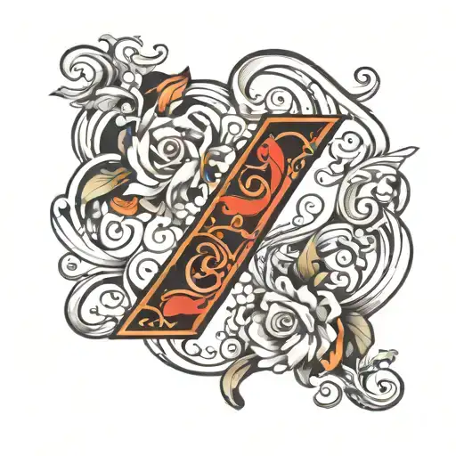 Letters G & N Letter Together