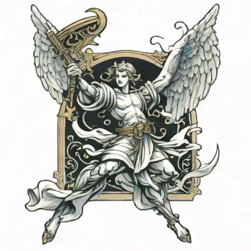 Archangel Gabriel Fighting