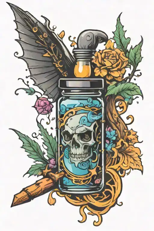 Fairy Witch Broomstick Potion Crystals Spell