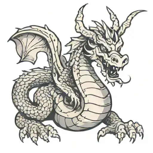 A Dragon Made Of A Loaf Of Bread