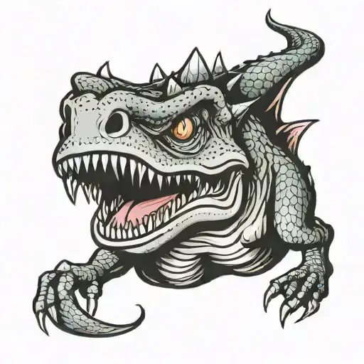 Demonic Cokasaurus Fucking Pussy