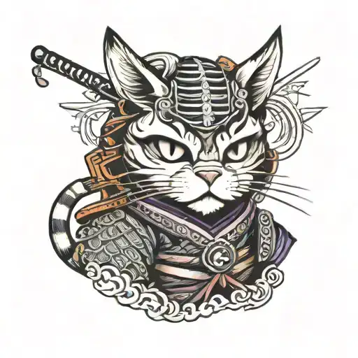 Samurai Cat