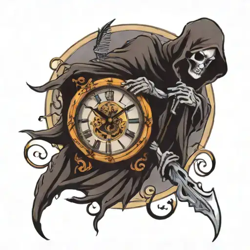 Grim Reaper Clock Shadow