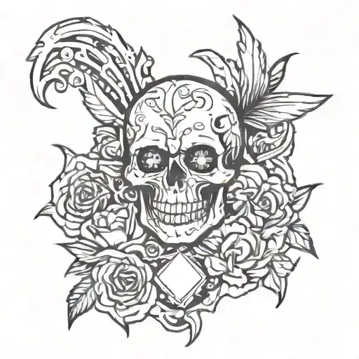 Generate Me A Portgas S Ace Tattoo Related To My Grandfather's Death