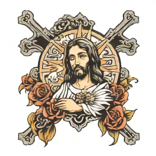 Jesus Girl Prayer Cross