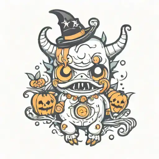 Kawaii Halloween Monster