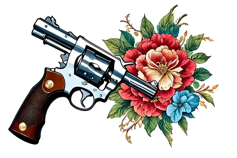 American Traditional Colt 45 Revolver