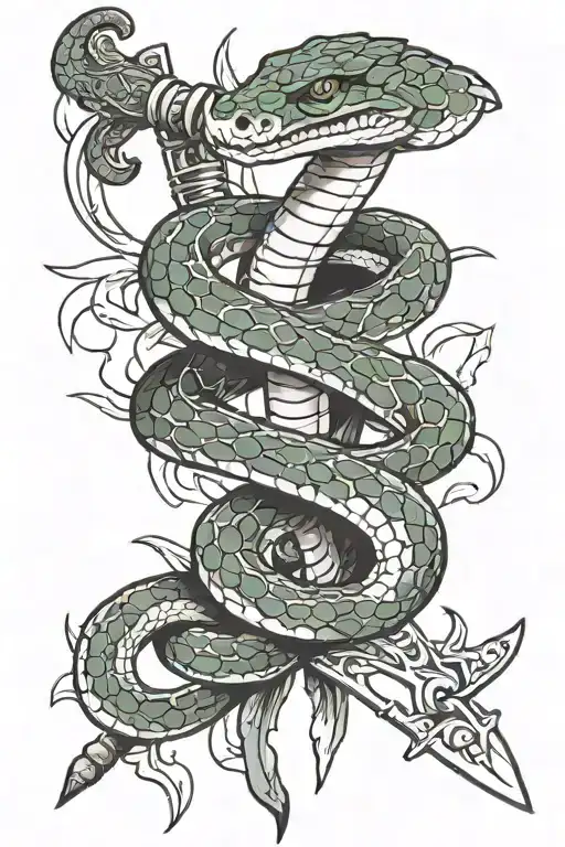Snake And Sword