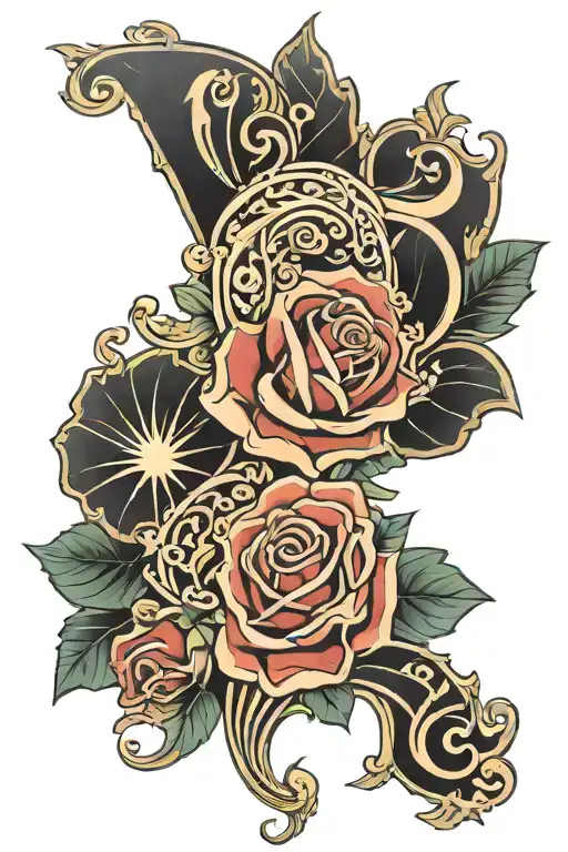Shoulder To Left Chest With Letters C J B W M B