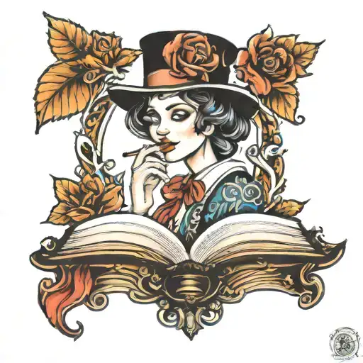 Tash L Growing Out Of An Open Book