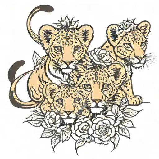 Lionesses One Lion Cub