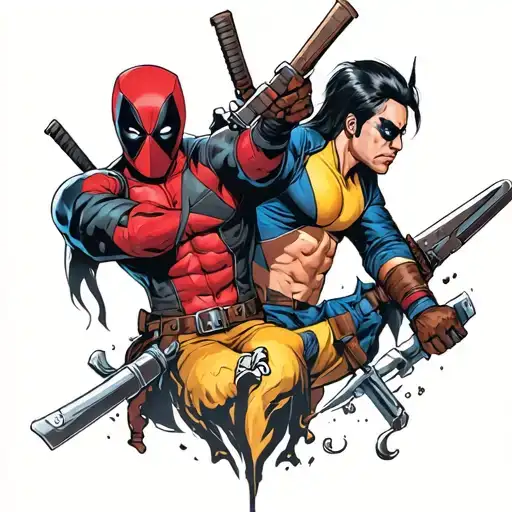 Deadpool And Wolverine X Men