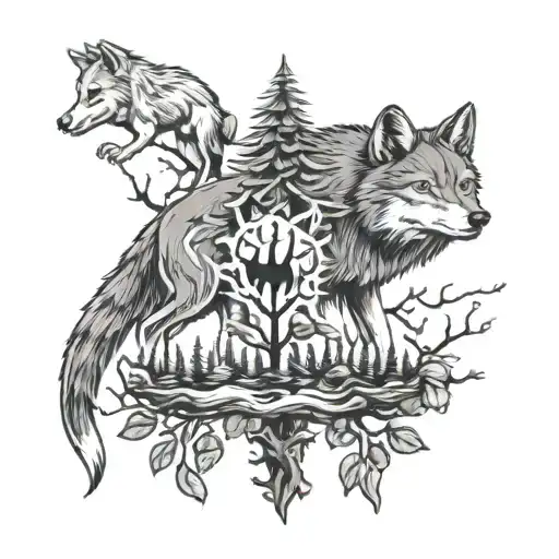 Wolf Pack Tree Growing