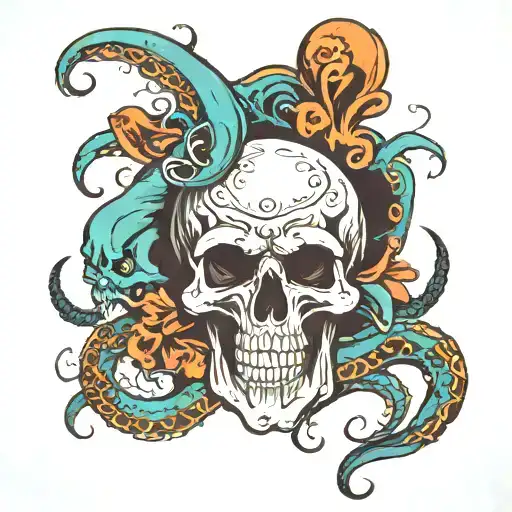 Skull And Kraken
