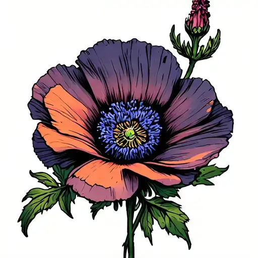 Larkspur Poppy Gladius