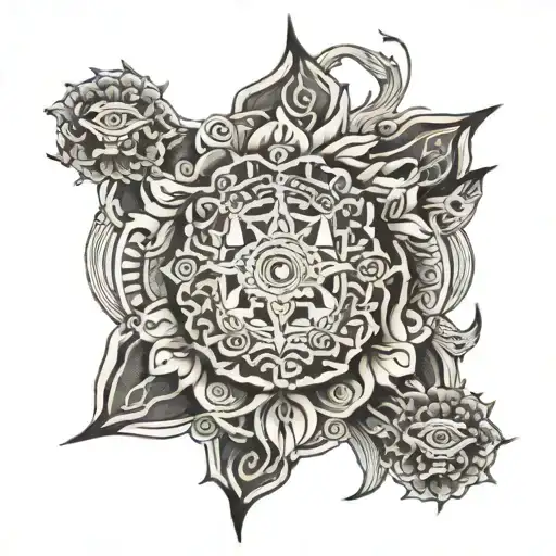 Tattoo Related To Burmese Culture