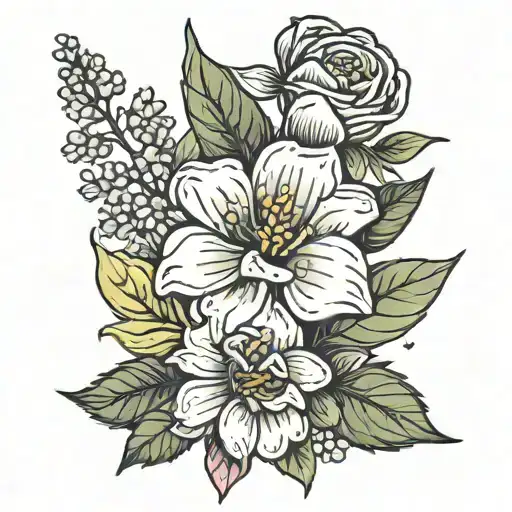 Birth Flower Bouquet