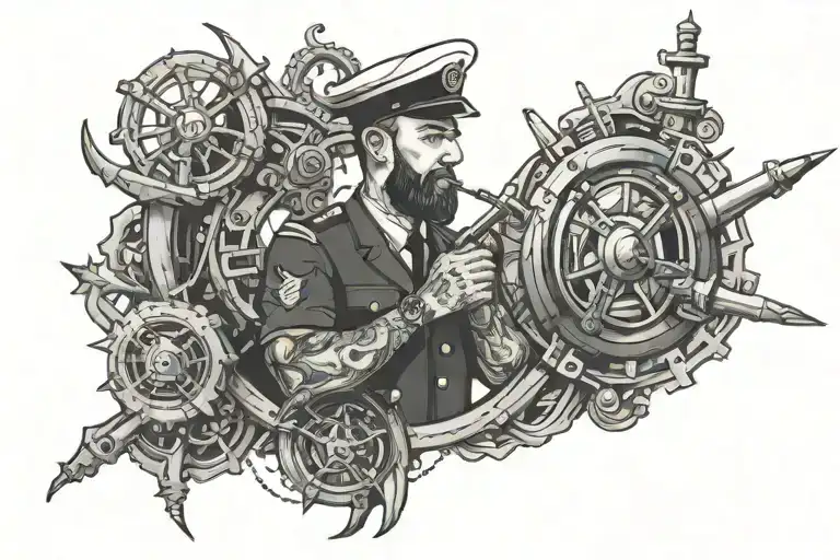 Marine Engineer Working