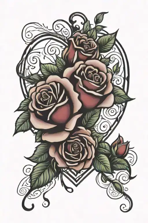 Roses Red Heart